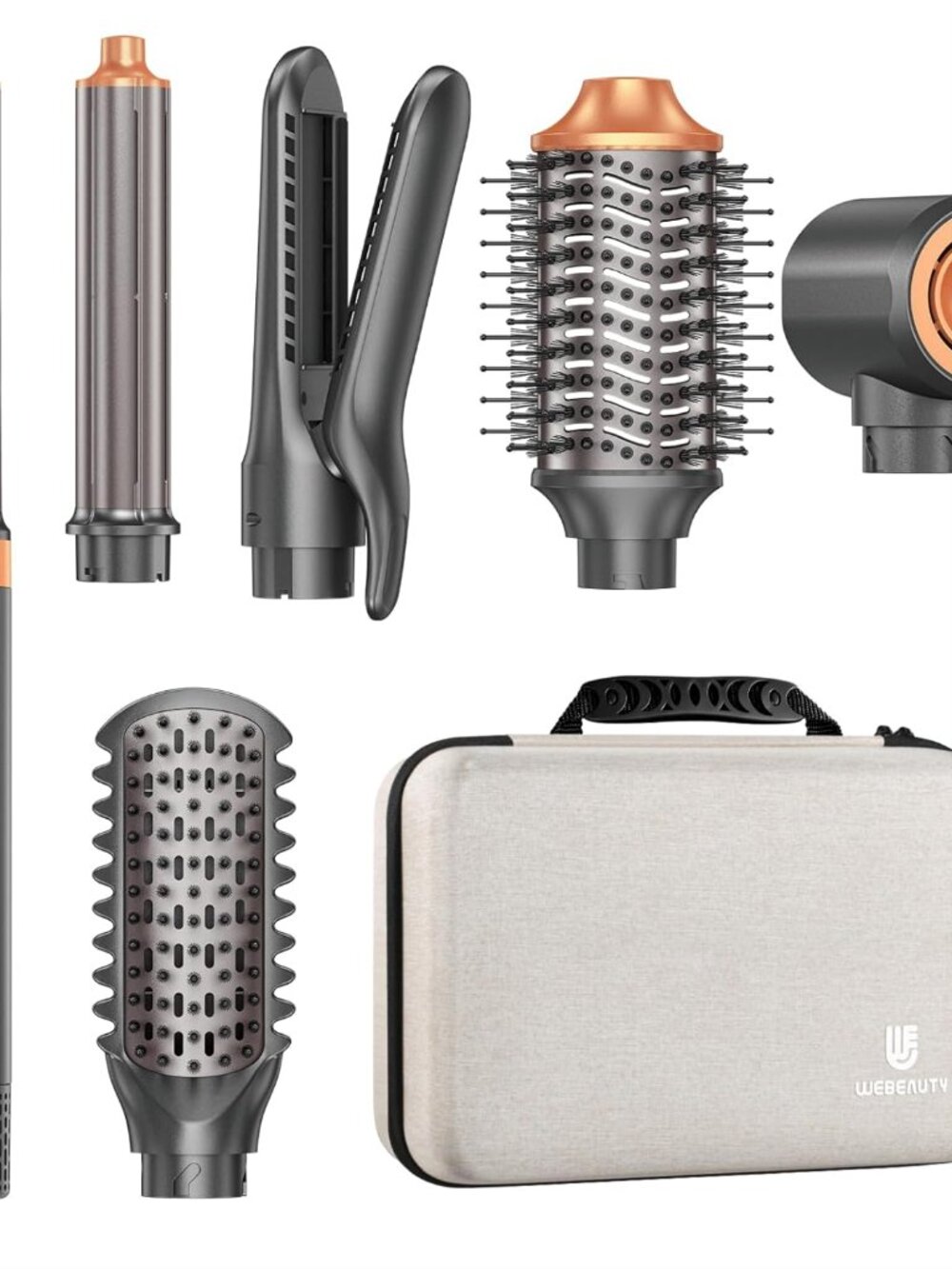 Webeauty Hair Dryer Brush Air Styler 7 in 1 Ionic Multi Styling Tools
